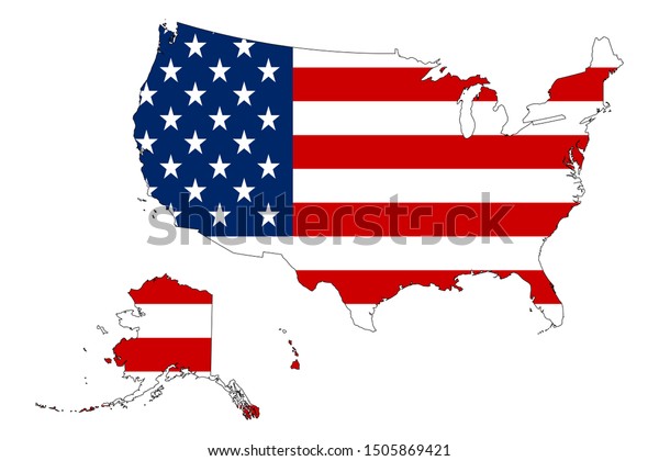 United States Map Flag Vector Flag - United States Map Flag Vector 600w 1505869421