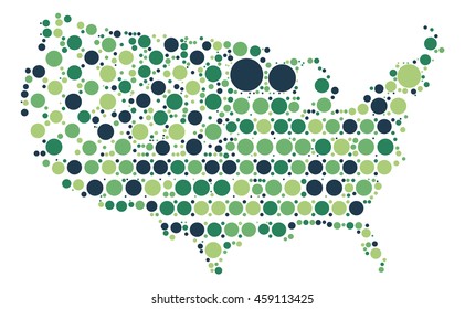 United States Map Shape Vector Design Stock Vector Royalty Free United States Map Shape Vector 260nw 459113425