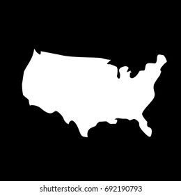 United States Map Vector Map: Vector có sẵn (miễn phí bản quyền