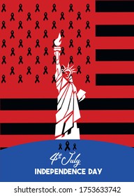 United States of Mourning, Statue of Liberty July 4 Independence Day