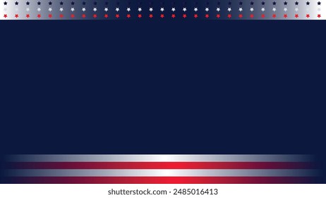 united states national flag isolated for memorial day background space area