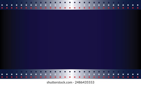 United States national flag silhouette for memorial day background copy space area