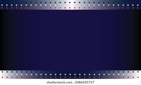 United States national flag silhouette for memorial day background copy space area