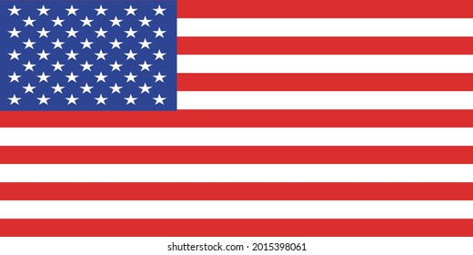 United States National Flag Vector Format Eps10. National Day Celebration, 4th Of July.