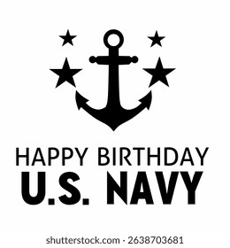 United States Navy background, on October 13th. The birth of the US Navy. Suitable for posters, greeting cards, banner designs.