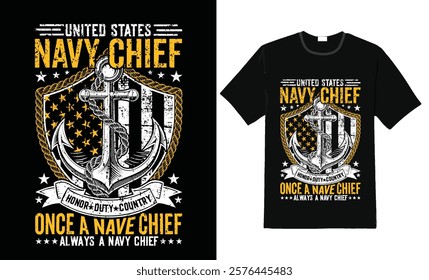 United States Navy chief t shirt , USA Navy T shirt