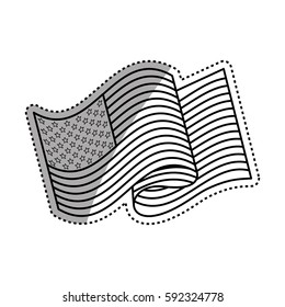 United States patriotic symbol icon vector illustration graphic design