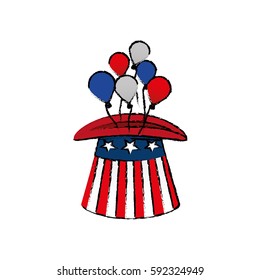 United States patriotic symbol icon vector illustration graphic design