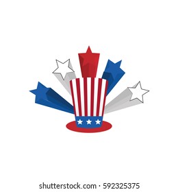 United States patriotic symbol icon vector illustration graphic design