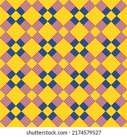 united states pattern design. american national day celebration decoration. vector illustration