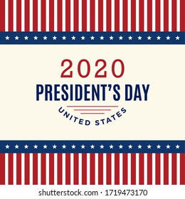 United States presidential elections poster. Elections 2020 - Vector