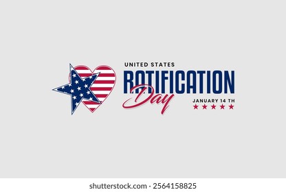 United States Ratification Day Holiday Concept