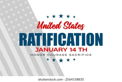 United States Ratification Day Holiday Concept