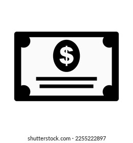 United States Treasury security. Vector.