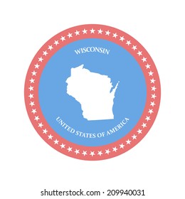 United states. Vector illustration. eps8 