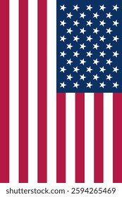 United States Vertical Flag, Vertical Flag of the United States