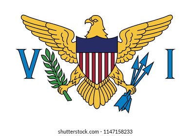 United States Virgin Islands Flag Icon