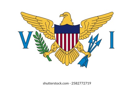 United States Virgin Islands Flag, Flag of United States Virgin Islands