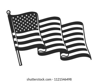 10,977 Black white us flag Images, Stock Photos & Vectors | Shutterstock