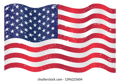 United States waving flag.American flag background.