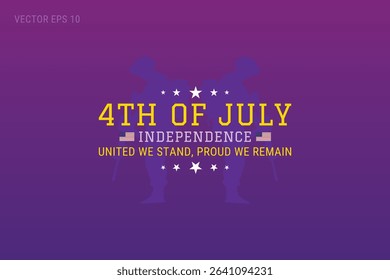 United We Stand 4th of July Independence Tribute