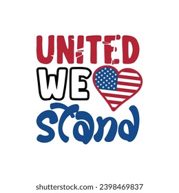 United we stand design template