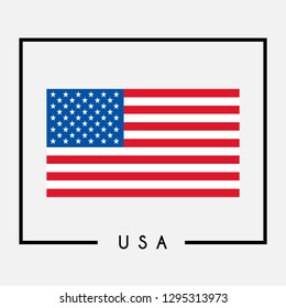 Unites States of America flag illustration