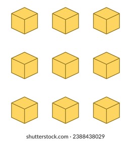 Units represent ones. Learning about base ten blocks. Flats longs squares in mathematics. Scientific resources for teachers and students. Vector illustration.