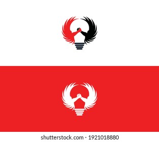 Unity Abstract Vector Sign, Symbol or Logo Template. Handshake Incorporated 
