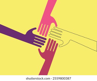 Unity broken missing person from group illustration