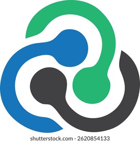 unity care logo design modern abstract