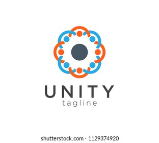 Unity Colorful Logo Design Template