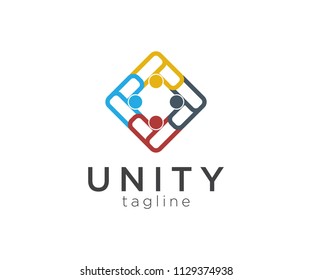 Unity Colorful Logo Design Template