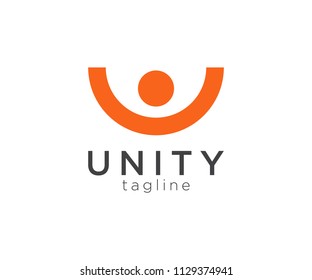 Unity Colorful Logo Design Template
