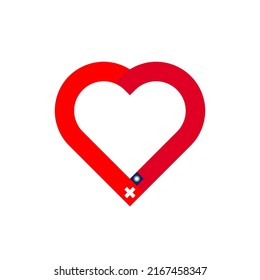 unity concept. heart ribbon icon of switzerland and taiwan flags. vector illustration isolated on white background