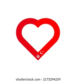 unity concept. heart ribbon icon of tunisia and turkey flags. vector illustration isolated on white background