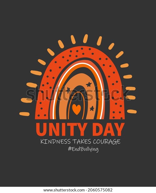Unity Day Orange Tee Kindness Takes Stock Vector (Royalty Free ...