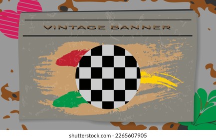 unity in diversity with vintage concept editable banner