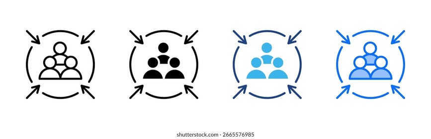 Unity icon set multiple style collection