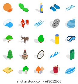 Unity icons set. Isometric set of 25 unity vector icons for web isolated on white background