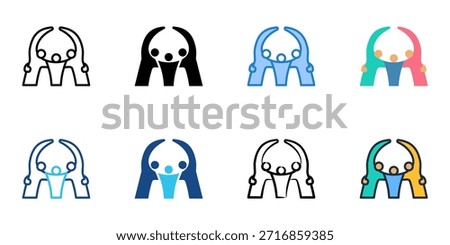 Unity icons set multiple style collection. 
