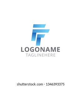 Unity Letter F Modern Logo Design