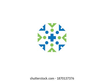 unity logo design vector icon template with white background