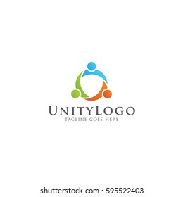 unity  logo icon vector template