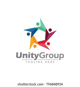 Unity people business logo