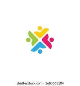 Unity People Care Logo Icon Vector Template EPS 10