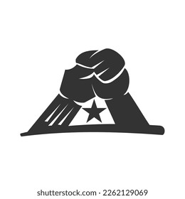 plantilla de logotipo de personajes de unidad Ilustración Ilustración Identidad de marca.Isolación e ilustración plana. Gráfico vectorial