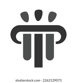 plantilla de logotipo de personajes de unidad Ilustración Ilustración Identidad de marca.Isolación e ilustración plana. Gráfico vectorial
