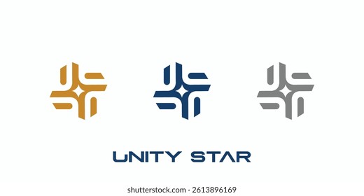 The Unity Star logo design is modern and professional