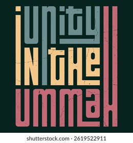 Unity in the Ummah A Calligraphic Message of Solidarity